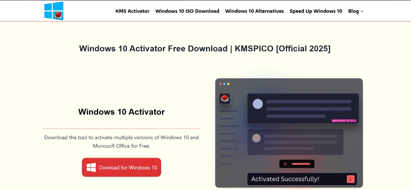 Windows 10 Activator
